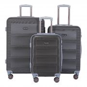 Купить Комплект чемоданов TEXAS CLUB 108, серый недорого