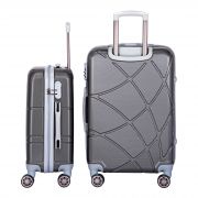 Купить Комплект чемоданов TEXAS CLUB 852, серый недорого