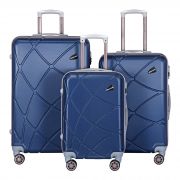 Купить Комплект чемоданов TEXAS CLUB 852, синий недорого