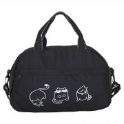 Спортивная сумка №14 Кошки Черный